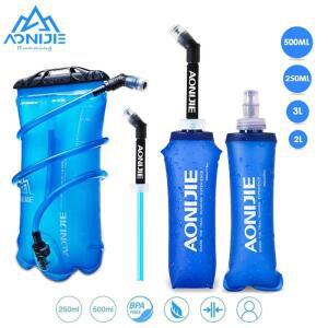 AONIJIE-소프트 플라스크 물병 접이식 주머니 TPU 프리 러닝 하이드레이션 팩 가방 SD09/10 250/500ml