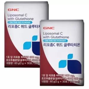 [단비] GNC 리포좀C 위드 글루타치온 30포 x 2박스