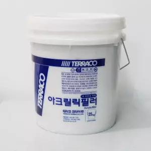 테라코 아크릴릭필러 25kg 외부용 핸디코트 퍼티