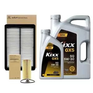 더뉴K5 DL3 2.0 LPG 엔진오일 세트 (킥스 GX5 5W30 5L + 순정 필터 세트)