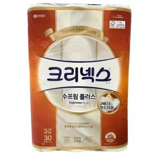 수프림플러스 화장지 40m x 30롤 3겹  휴지 코스트코