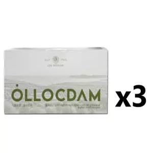 올록담 올리브3 1500mg 24포 3박스 올리브오일 올리브유 캡슐 EVOO 지중해