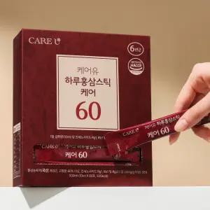 케어유 하루홍삼스틱 케어 60, 50포 [진세노사이드 60mg]