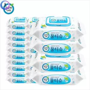 물 티슈 캡형 60매 24팩/냉장고/가스렌지/자동차/내부/오염/학교/오피스/호텔/일회용/행주/청소/위생/청결