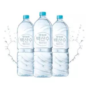 백산수 생수 무라벨 2리터 x 18병 생수 물 음료