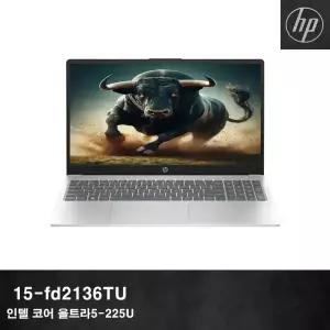 HP 15-fd2136TU WIN11PRO DDR5-16GB SSD512GB 인텔 코어 울트라5-225U (DC)