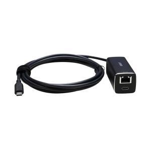 OBSBOT USB-C to 이더넷 어댑터 10 100Mbps Power Over Ethernet(PoE) 지원 듀얼 이더넷 USB-C 인터페이스 호환되는 테일 에어 맥북 PC 등.