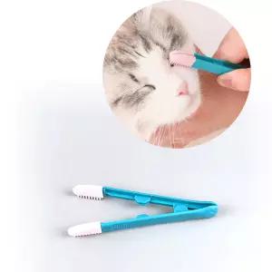 강아지 고양이 눈물 자국 제거 눈물선 닦개 클리너 귀청소 미용빗 눈꼽빗 얼굴빗 안전빗 펫브러쉬