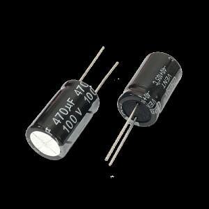100V470UF 16x25mm 알루미늄 전해 커패시터 100v 470uf 100v470mf 100v470MFD 470mf100v 680uf 1000uf