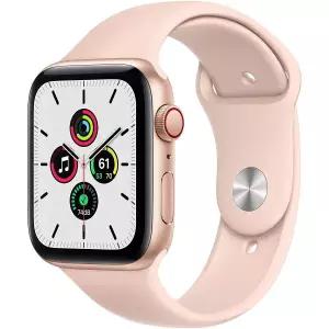 애플워치 SE GPS 40MM 골드 알루미늄 케이스 핑크 샌드 스포츠 밴드