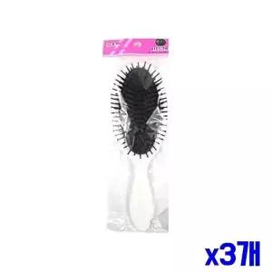 쿠션감 있는 화이트 헤어빗 x3개 헤어소품 브러쉬-WFMO4UX
