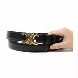 셀린느 MUST IT_ 26SS TRIOMPHE BELT IN SMOOTH CALFSKIN 45AK93A01 38NO) 스무스 카프스킨 트리옹프 벨트)