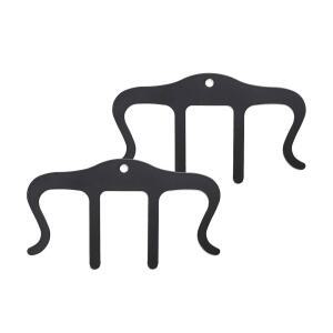 블랙 메탈 피아노 악보 페이지 클립 2개 세트 음악가용 키보드 홀더
