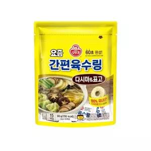 [오뚜기] 요즘 간편육수링 다시마 표고 60g 1개[35959974]