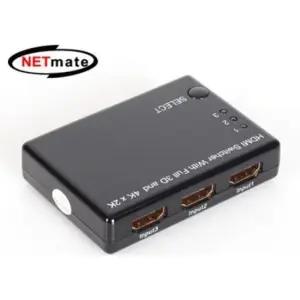 멀티포멧매트릭스 NETmate NM 지원 HDMI 3대1 선택기 리모컨 HS302 4K