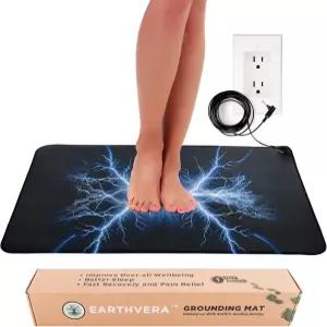 EARTHVERA 발용 접지 매트 - 체압 강하 모니터링을 위한 순환 강화 전반적인 개선 사무실 책상 또는