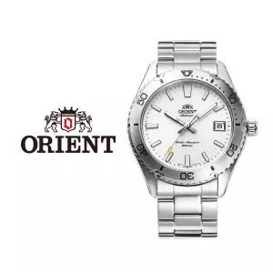 오리엔트 ORIENT 오토매틱 스포츠 마코 화이트 남성 다이버 메탈 시계 RA-AC0Q03S30B