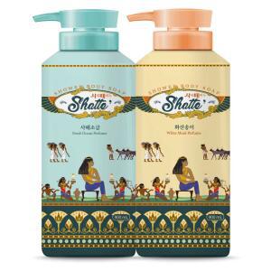 무궁화 샤워때비누 500ml 화산송이 1개 + 사해소금 1개
