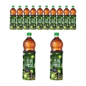 초록매실 제로 1.5L, 12개
