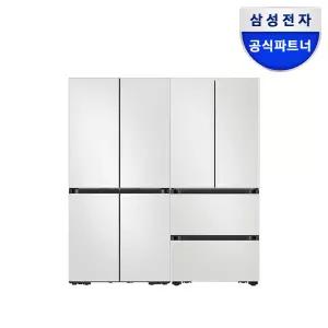 삼성전자 비스포크 4도어 냉장고 김냉세트 키친핏MAX RM70F63R2A+RK70F42M2A 1060L ALL화이트