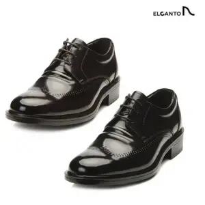 [ELCANTO]엘칸토 HC14 남성 소가죽 쿠션UP 발볼넓은 광폭 윙팁 정장구두 3.5cm LCMD03U513 (S40949424)