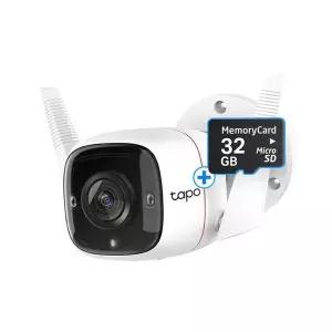Tapo 무선 보안 카메라 TC65 + MicroSD 32GB 세트