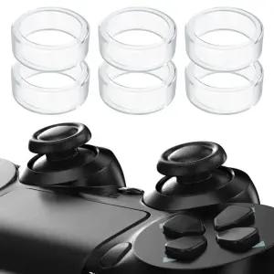 소니 PS4 듀얼쇼크 호환 게이밍 아날로그 스틱 가드 실리콘 갈림 방지 링 Protect Max 6P