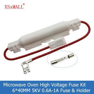 5KV 전자 레인지 클래식압 퓨즈 키트 6x40MM 0.6A 0.65A 0.7A 0.75A 0.8A 0.9A 1A 5000V 유리관 퓨즈 및 공