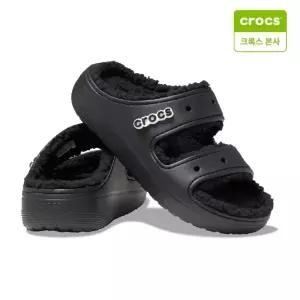 ( 본사)클래식 코지 털 샌들 블랙 207446-060