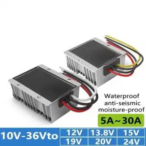 호환  차량용 전원 공급 장치 레귤레이터 모듈 DC to DC 벅 부스트 10-36V  12V 13.8V 15V 19V 20V 24V 5A-