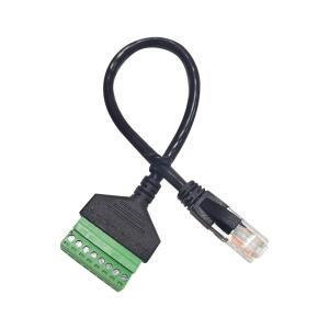CCTV DVR용 네트워크 어댑터 RJ45-스크류 터미널 블록 8 p 커넥터 이더넷 크리스탈 헤드 수-8 핀 스크류 20