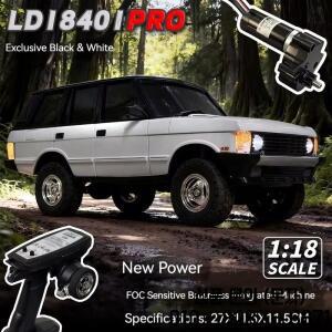 신제품 1:18 LDR/C LD18401pro 시뮬레이션 센서리 브러시리스 사륜구동 오프로드 원격 조종 자동차 등반 모