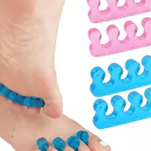 발가락 사이 교정 실리콘 분리기 젤 패드 겹침 방지 페디큐어 네일 관리 보조