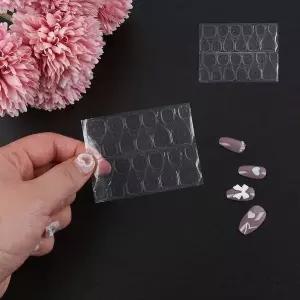투명 네일팁 양면테이프 스티커 1장
