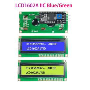LED기판 LCD1602 I2C 1602 16X2 1602A 어댑터 LCDW 화면 모듈 IICI2C 블루그린 직렬 HD44780 문자 ARDUINO용