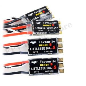 FVT LITTLEBEE BLHeli_S ESC SPRING 20A 2-4S  30A 2-6S는 RC FPV 레이싱 드론용 멀티샷 DSHOT Oneshot42 O