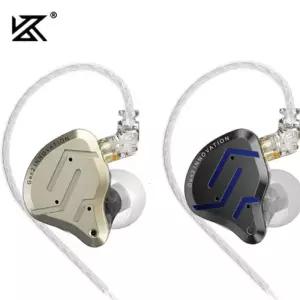 KZ ZSN Pro 2 하이브리드 드 인이어 메탈 이어폰 하이파이 베이스 헤드셋 모니터 이어버드 스포츠 노이즈