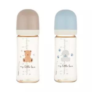 에디슨 아기 수유 젖병 단계업 젖꼭지 M 세트 250ml BNS