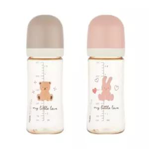 에디슨 아기 수유 완분 젖병 젖꼭지 M 세트 250ml BNS