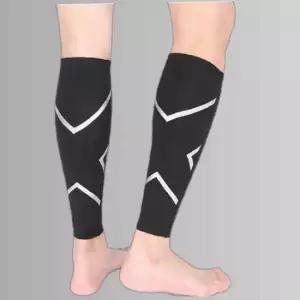 우수한 복원력 V무늬 운동 레져 아대 스포츠 종아리