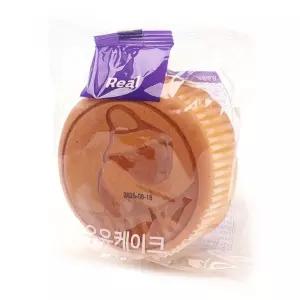 리얼 우유 케이크 90g(제조일+90일)(1박 48개입)/디저트빵/아침대용/간식/미니/돌봄/늘봄/위클래스/식사