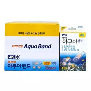 네오 맘스덤 아쿠아 투명 방수 밴드 혼합형 20개 (1BOX)