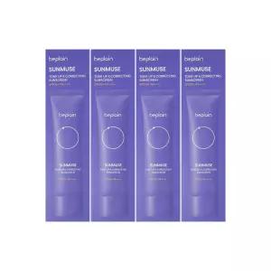 비플레인 선뮤즈 톤업 앤 코렉팅 선크림 SPF50+ PA++++ (50ml) 4개