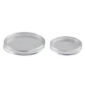 10Pcs 38/50mm 투명 플라스틱 코인 홀더 캡슐 보관 상자 디스플레이 케이스  수집품