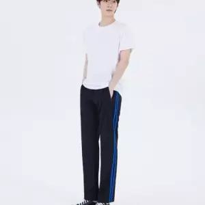국내생산 두줄 블랙 블루라인 츄리닝 교복몰