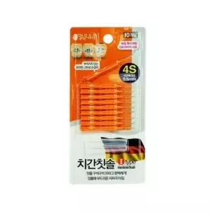 맑은하루 치간칫솔 I타입 10개입 4S 0.6mm