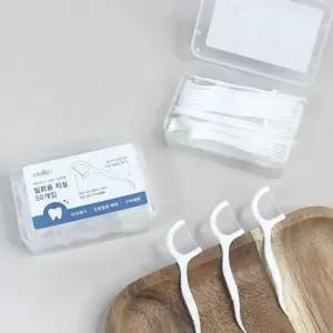 나무이야기 일회용 치실 치석제거 케이스세트 50P 2개