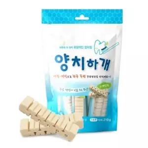고품질 양치하개 강아지 덴탈껌 14p 210g 기호성 덴탈 져키 치석 (WBC3B8F)