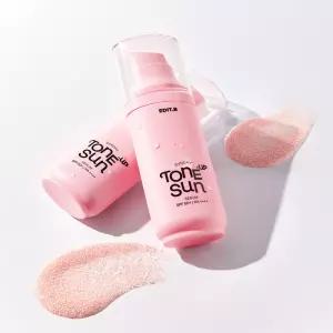 [1초톤업/화잘먹베이스/파데프리] 에딧비 선데이 톤업 선세럼 55ml [SPF50+ PA++++]
