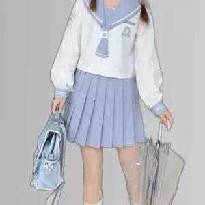 교복몰 화이트라인 큐티바니 그레이블루 마린 긴팔